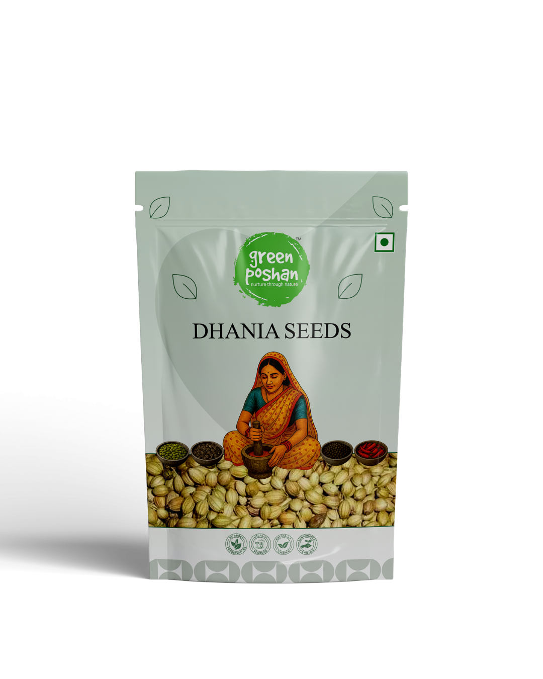 Dhania (Coriander Seeds) 100g – front