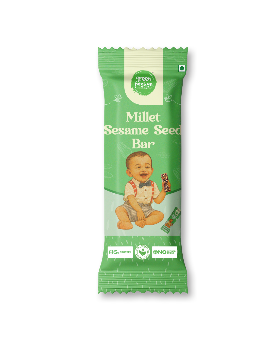 Millet Sesame Bar – front