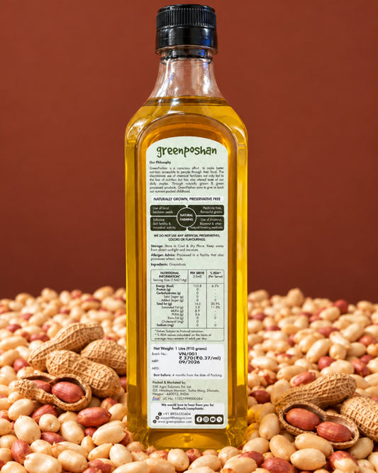 Cold-Pressed Groundnut Oil