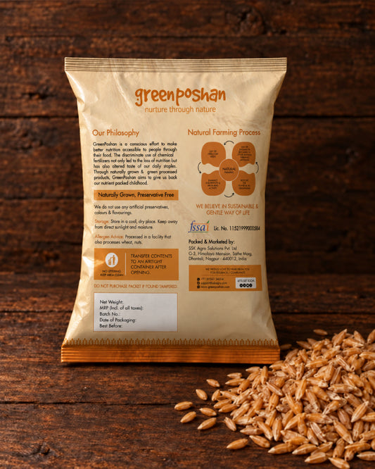 Khapli Wheat Atta 1kg